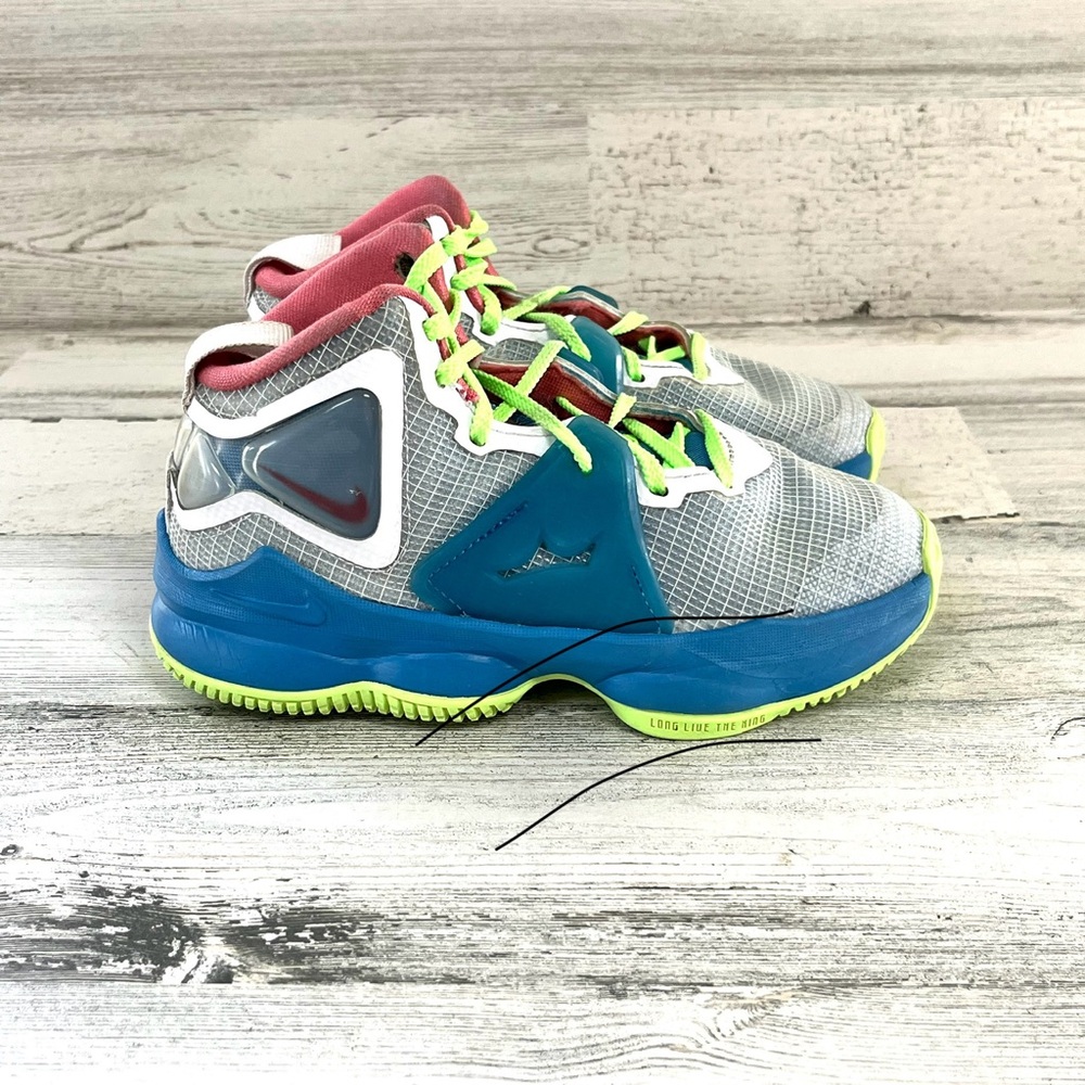 Nike Lebron 19 PS Tropical Round Toe Lace Up Basketball Shoes Size 13C